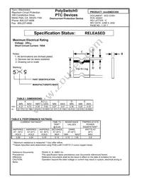 MINISMDC050-2 Datasheet Cover