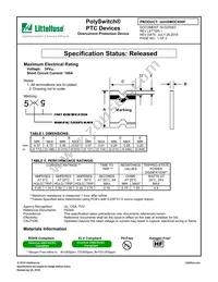 MINISMDC050F-2 Datasheet Cover