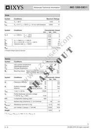 MIO1200-33E11 Datasheet Page 2