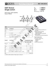 MIO1500-25E10 Datasheet Cover
