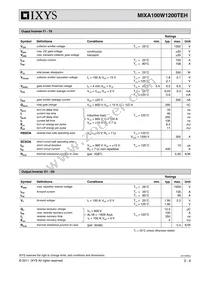 MIXA100W1200TEH Datasheet Page 2