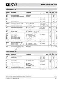 MIXA10WB1200TED Datasheet Page 2