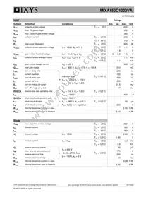 MIXA150Q1200VA Datasheet Page 2