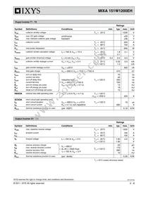 MIXA151W1200EH Datasheet Page 2
