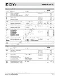 MIXA20W1200TML Datasheet Page 2