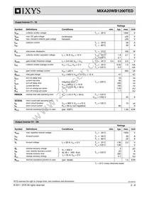 MIXA20WB1200TED Datasheet Page 2