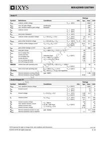 MIXA20WB1200TMH Datasheet Page 3