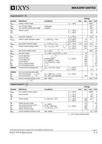 MIXA30W1200TED Datasheet Page 2