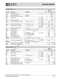 MIXA30W1200TMH Datasheet Page 2