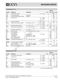 MIXA30WB1200TED Datasheet Page 2