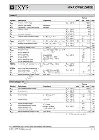MIXA30WB1200TED Datasheet Page 3