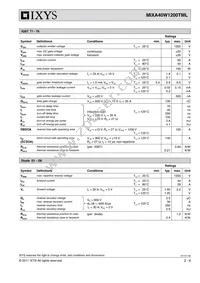 MIXA40W1200TML Datasheet Page 2