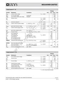 MIXA40WB1200TED Datasheet Page 2