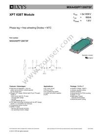 MIXA450PF1200TSF Datasheet Cover