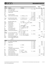 MIXA600PF650TSF Datasheet Page 2