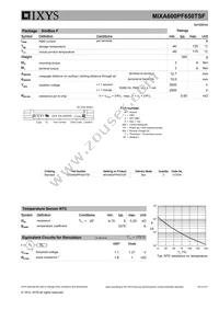 MIXA600PF650TSF Datasheet Page 3