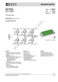 MIXA60W1200TED Datasheet Cover