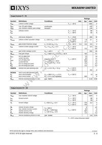 MIXA60W1200TED Datasheet Page 2