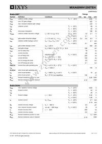 MIXA60WH1200TEH Datasheet Page 3