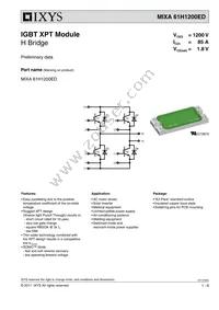 MIXA61H1200ED Datasheet Cover