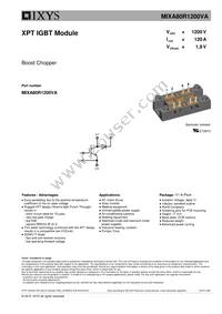 MIXA80R1200VA Datasheet Cover