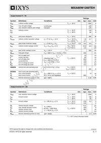 MIXA80W1200TEH Datasheet Page 2