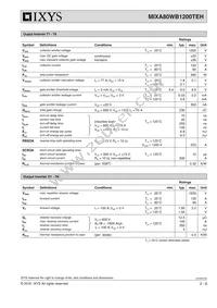 MIXA80WB1200TEH Datasheet Page 2