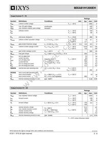 MIXA81H1200EH Datasheet Page 2