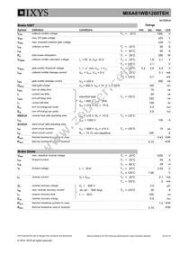 MIXA81WB1200TEH Datasheet Page 3