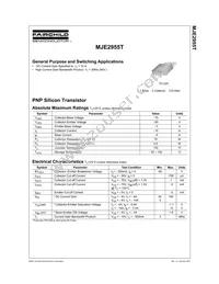MJE2955TTU Datasheet Page 2