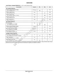 MJE3439G Datasheet Page 2