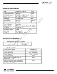 MK-480272C Datasheet Page 2