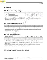 MK10DN512VMC10R Datasheet Page 9