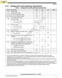 MK10DN512VMC10R Datasheet Page 11