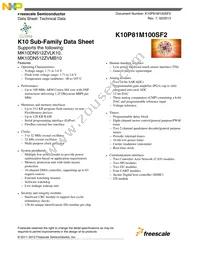 MK10DN512ZVLK10 Datasheet Cover