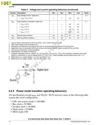 MK10DN512ZVMC10R Datasheet Page 14