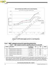 MK10DX128VMC7R Datasheet Page 18