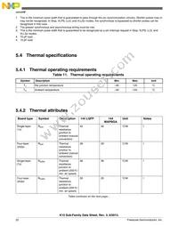 MK10DX128VMD10 Datasheet Page 22