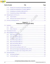 MK10DX128ZVMD10 Datasheet Page 20