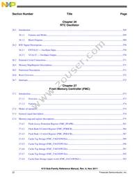 MK10DX128ZVMD10 Datasheet Page 22