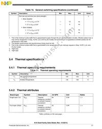 MK10DX32VFM5 Datasheet Page 21