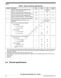 MK10DX64VMB7 Datasheet Page 20