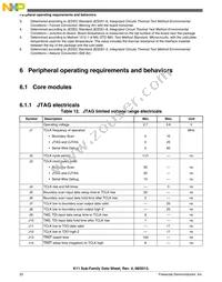 MK11DX256VMC5 Datasheet Page 22