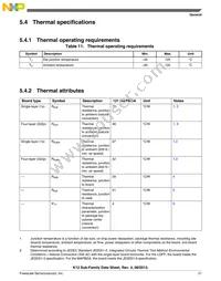 MK12DX128VMC5 Datasheet Page 21