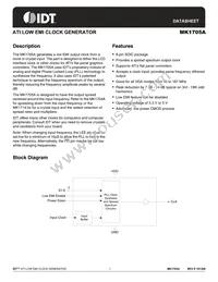 MK1705ALF Datasheet Cover