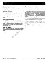 MK1707DLFTR Datasheet Page 3