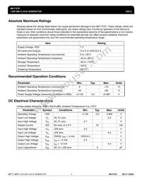 MK1707DLFTR Datasheet Page 4