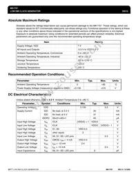 MK1707SITR Datasheet Page 4