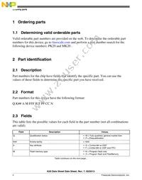 MK20DN512ZAB10R Datasheet Page 4