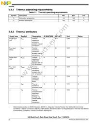 MK20DN512ZVLK10 Datasheet Page 22